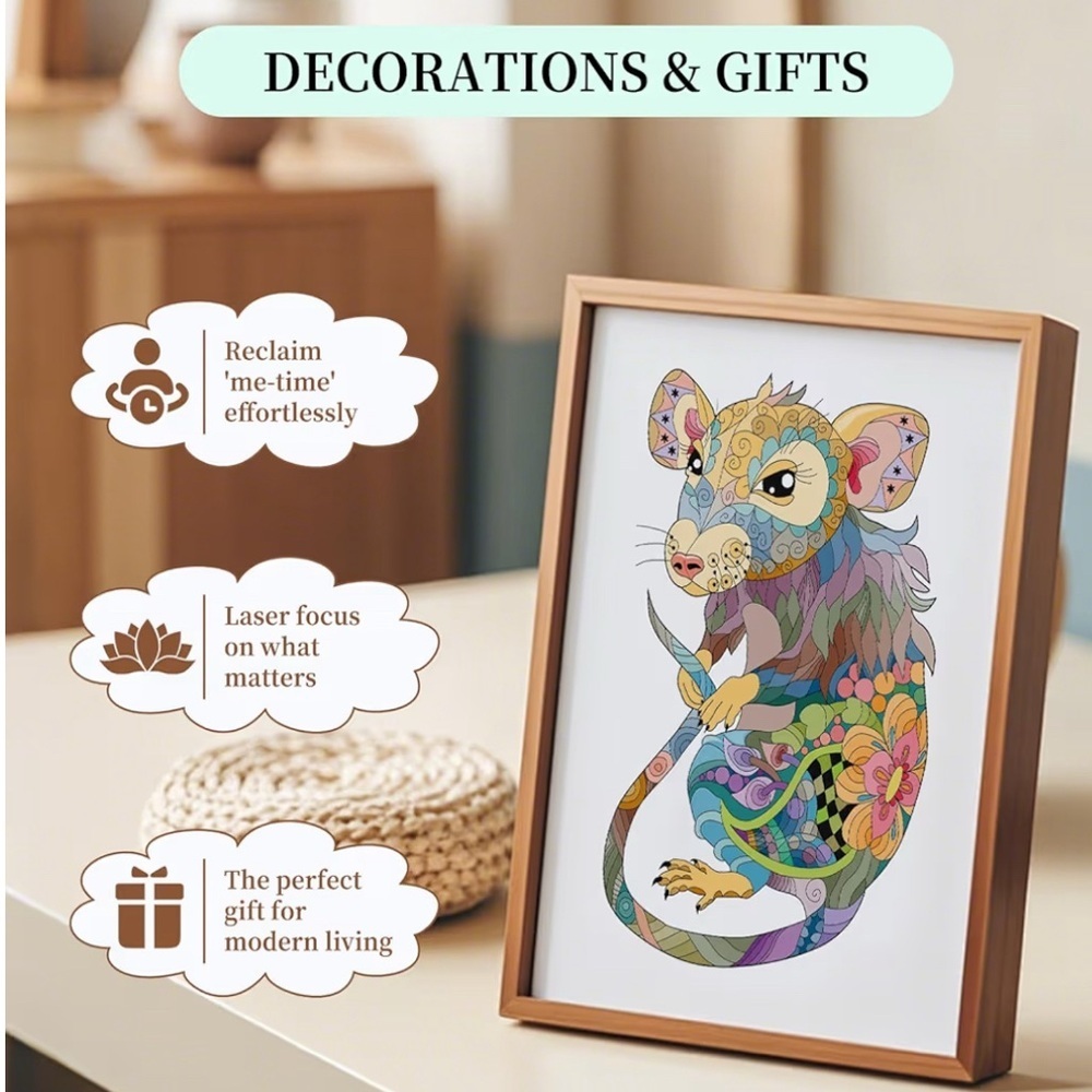 New- Coloring Book Set of 2 forWomen Relaxing Funny Coloring Books inspirational - Picture 3 of 6